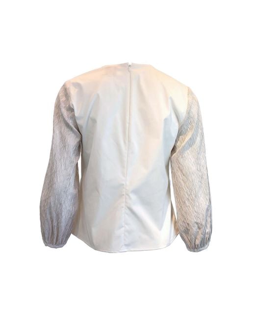 SNIDER White Neutrals Wildflower Top