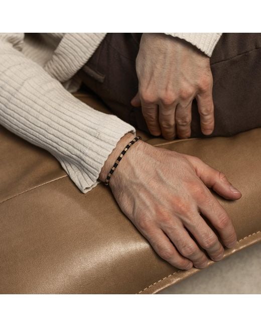 Harbour Uk Brown Yule Viking Rope Bracelet for men