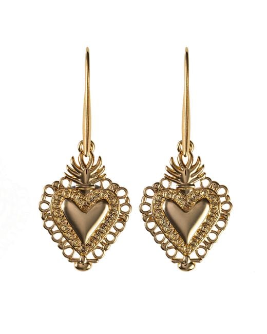 IN CAUDA VENENUM Metallic Divine Earrings