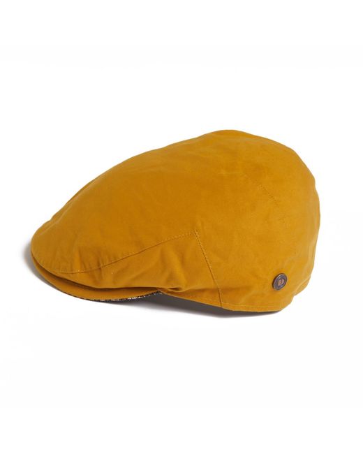 Dasmarca Hats Yellow Finley Dijon Italian Waterproof Cap for men