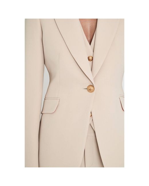 The Extreme Collection Natural Neutrals Atelier Blazer With Single Button