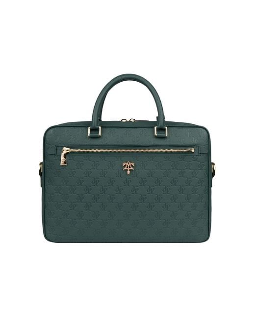 PLACE OF ELMS Green Bonsai Gentlemen Monolink Briefcase for men