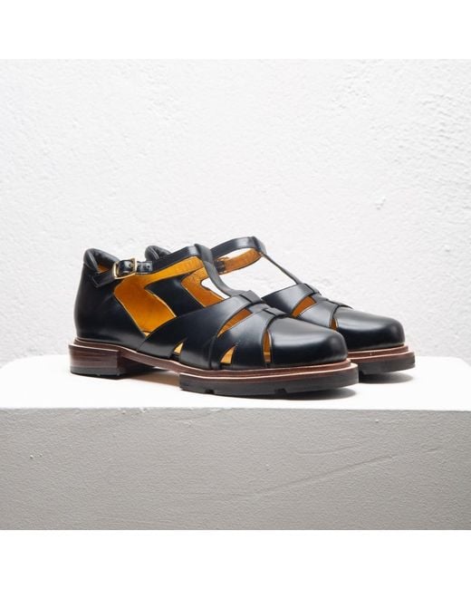 Mafalda Blue Maite Fisherman Sandals