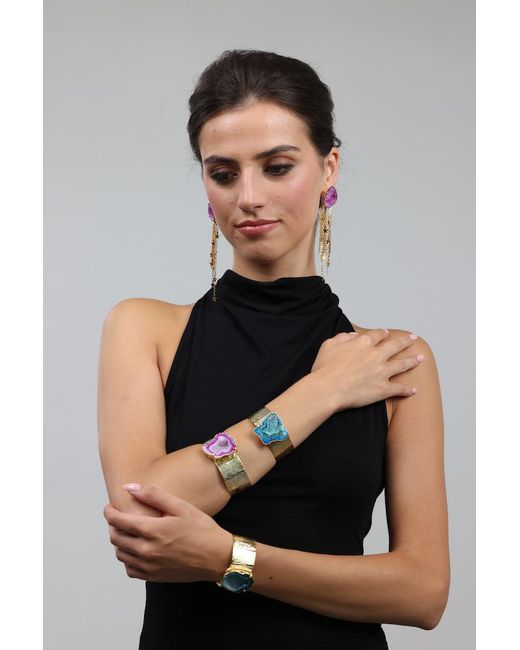 Magpie Rose Purple Stellar Cuff