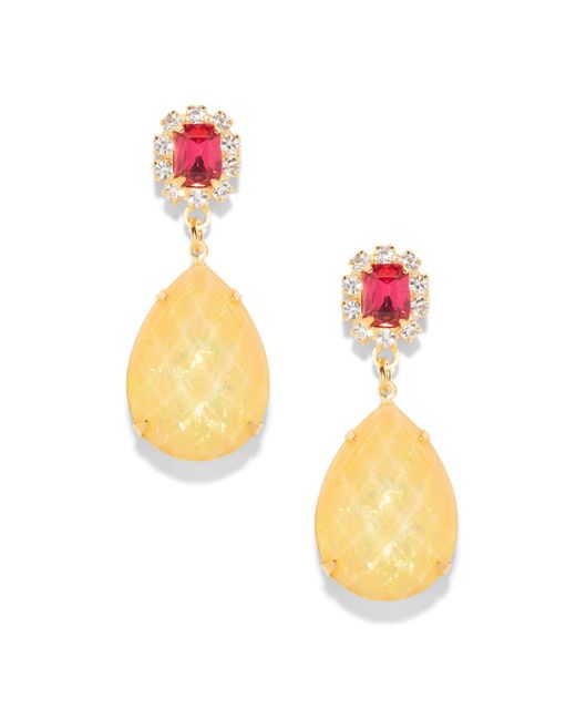 The Pink Reef Metallic Austria Earring
