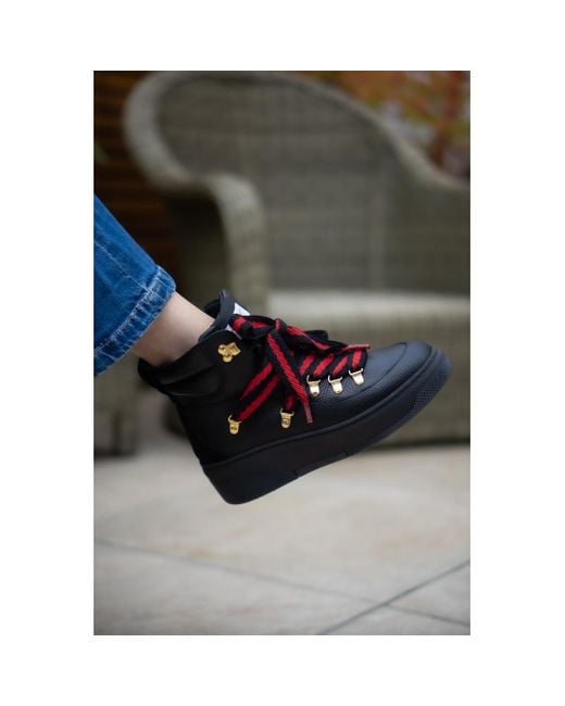 Keith Scarrott Shoes Black Scalata Hiker Trainer