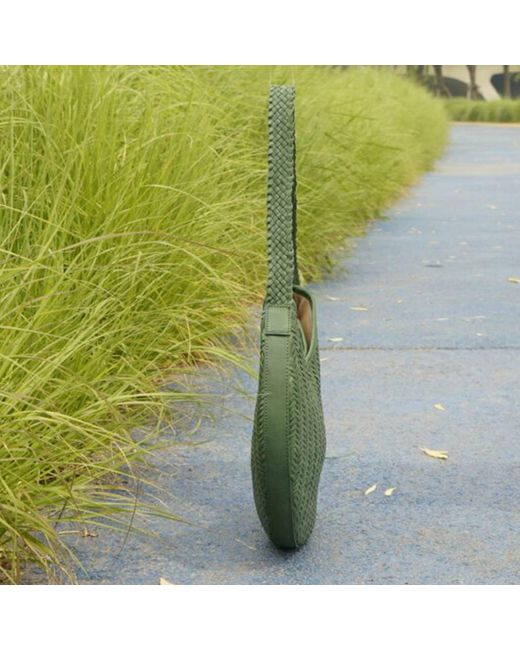 Rimini Green Hand Weaving Leather Shoulder 'Susanna'