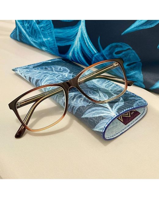 Ark Jewellery by Kristina Smith Blue Napa Leather Glasses Case