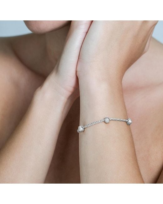Onia Metallic Twisted Chain Bracelet