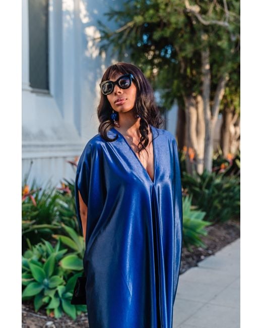 Jennafer Grace Blue Shadow Caftan