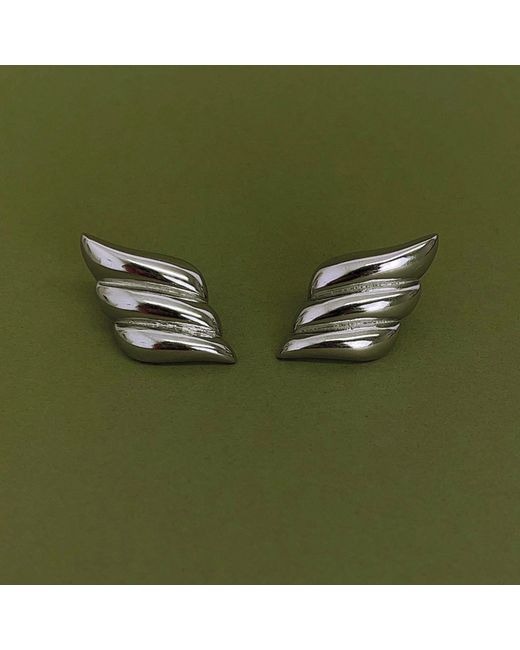 Mickey's Girl White Sleek Seraph Waterproof Earrings