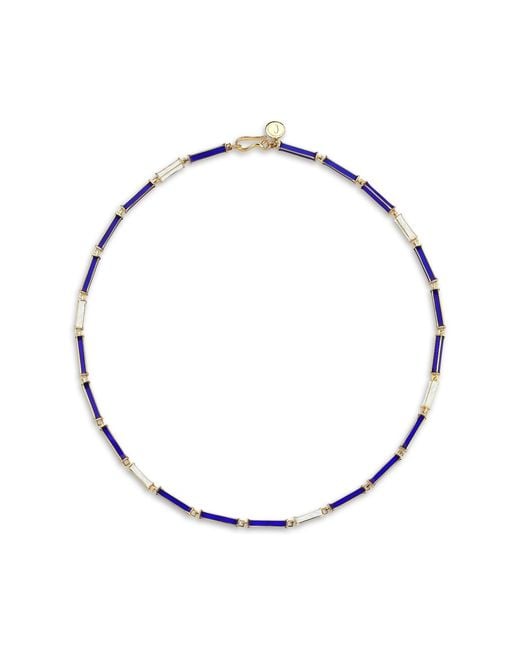 C|Nd|N by Candan Balto Metallic Megaron & Enamel Necklace