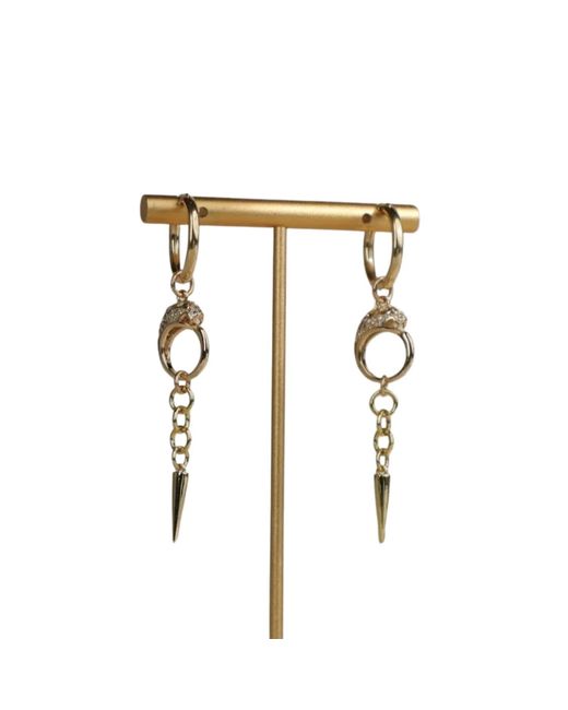 Rachel Nathan Metallic Angled Hook & Ouroboros