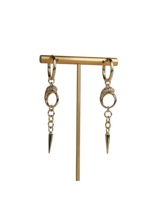 Rachel Nathan Metallic Angled Hook & Ouroboros