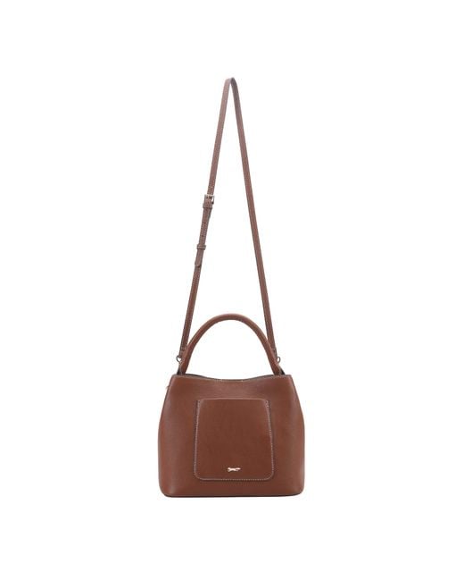 Paul Costelloe Brown Rosa Leather Bag