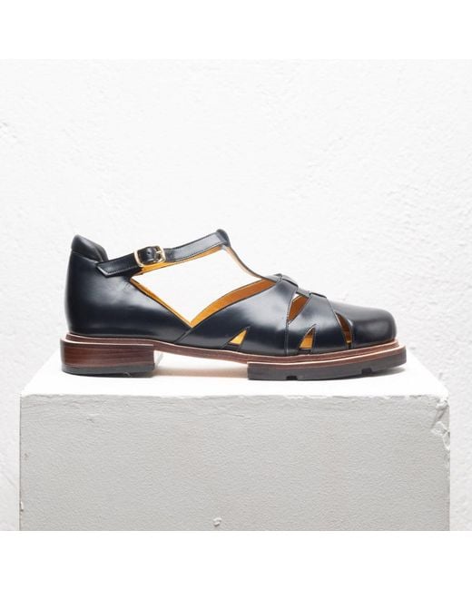 Mafalda Blue Maite Fisherman Sandals