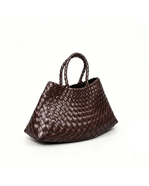 Rimini Orange Hand Woven Tote 'Adelina'