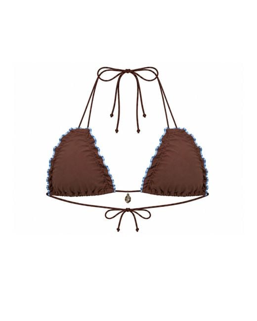IVY SWIMWEAR Brown Capri