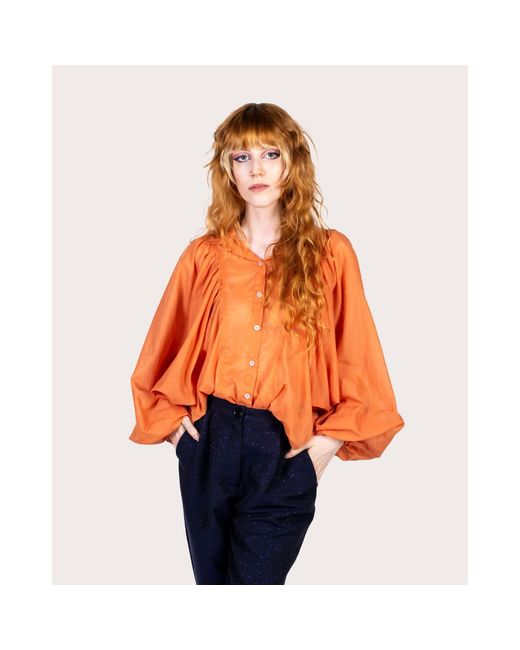 Lo Neel Brown Loreleï Sunset Shirt