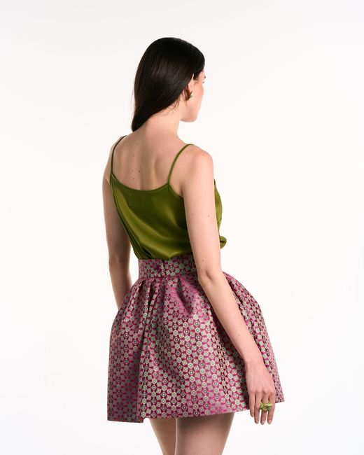 Mood Swings Red Pop-Art Skirt