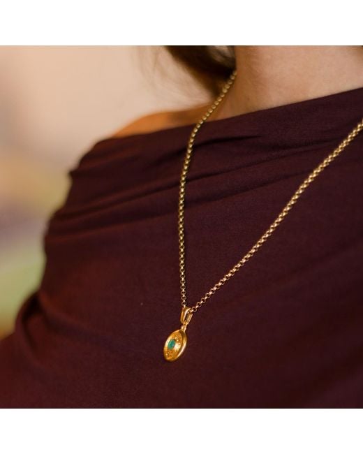 Kybele Studio Metallic Medallion Pendant Necklace