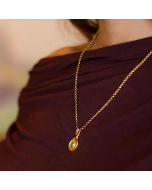 Kybele Studio Metallic Medallion Pendant Necklace