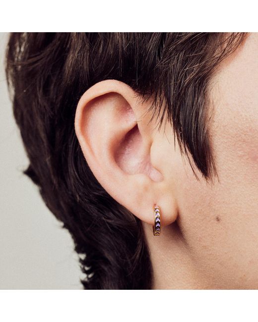 Après Youth Metallic Spark Enamel Earrings