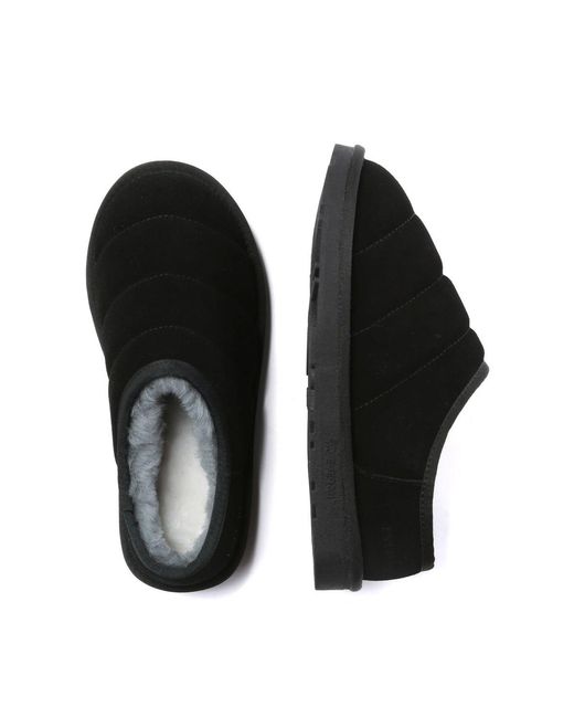 EverAu Australia Black Jaeger Low Ankle Slippers