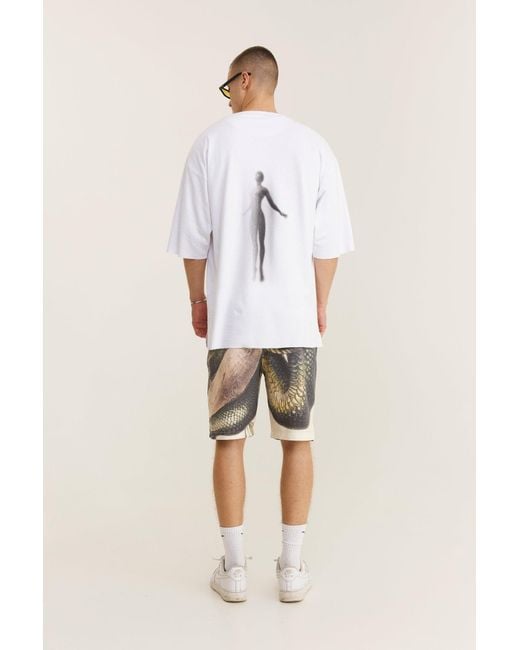 mysimplicated Multicolor Snake Bermuda Shorts for men