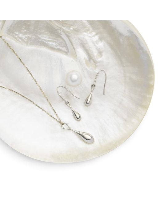 Roseate Jewelry Metallic Roseate Waterdrop Pendant