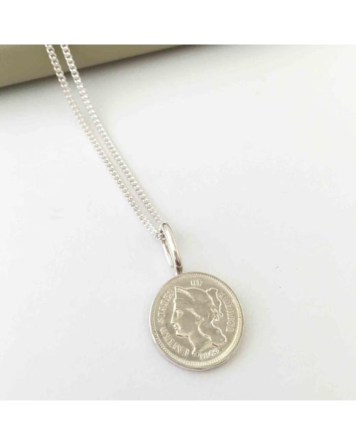 Katie Mullally Metallic American Coin & Chain for men