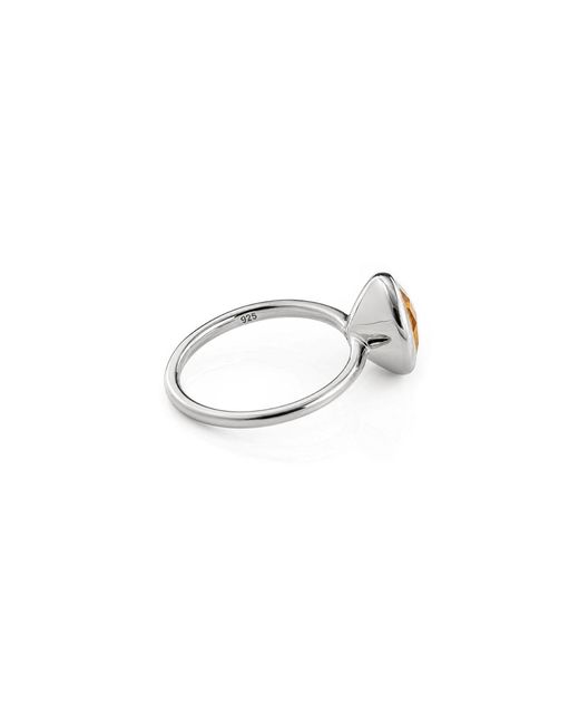 The Jewellery Store London Metallic Desert Sunset Quartz Ring