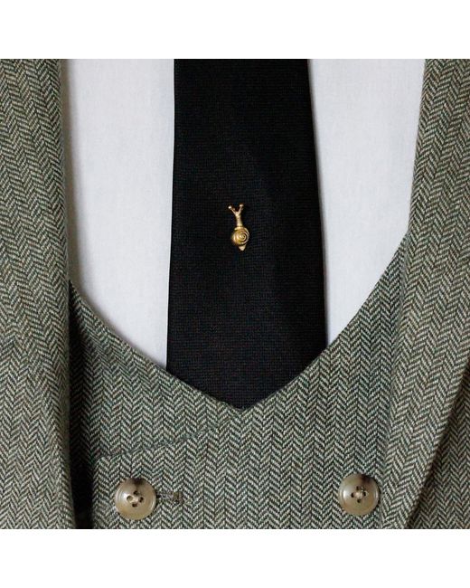 Lee Renee Metallic Baby Snail Lapel Pin for men