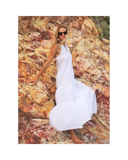 Antra Designs White The Skye Dress