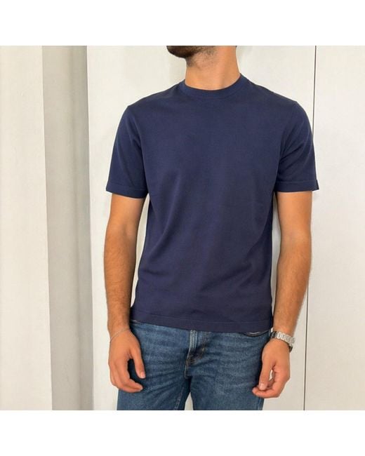 Nuvv Collection Blue Crew Neck Knit for men