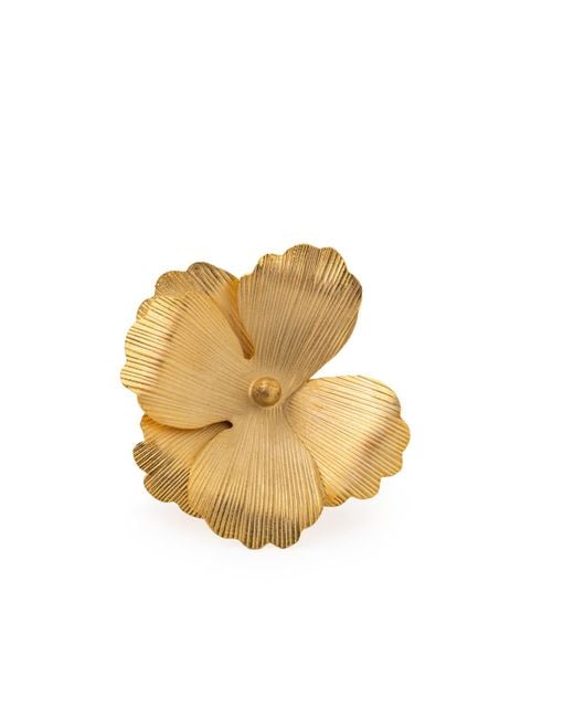 Meraki by Rashmi Bajaj Metallic Buttercup Plated Chunky Ring