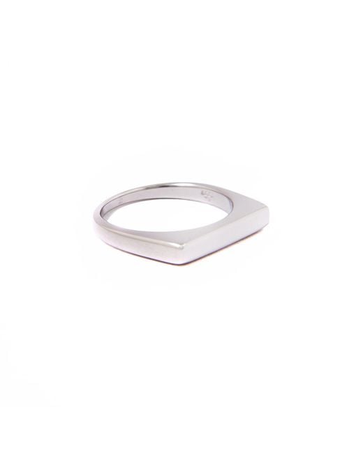 Belinda Jewelz White Zuri Bar Ring