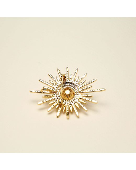 Ninemoo Metallic Solar Radiance Brooch-Pendant
