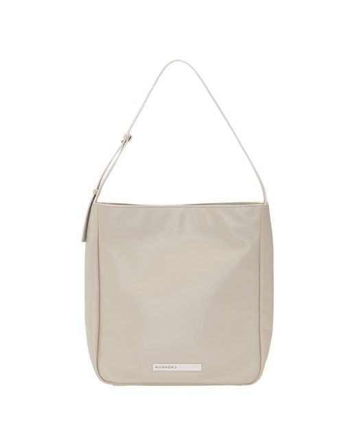 MARHEN.J White Roxy Vegan Leather Square Shoulder Bag