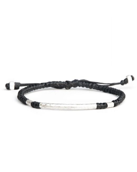 Harbour Uk Black Little Björn Rope Bracelet for men