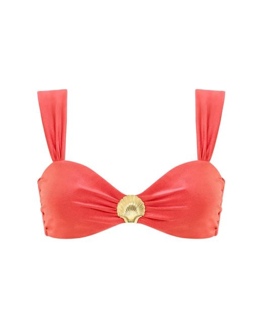 Adriana Pappas Designs Red Jolie Top Coral Quartz