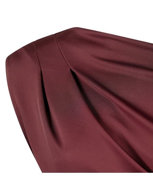 Me & Thee Purple Knuckle Down Claret Drop Shoulder Top