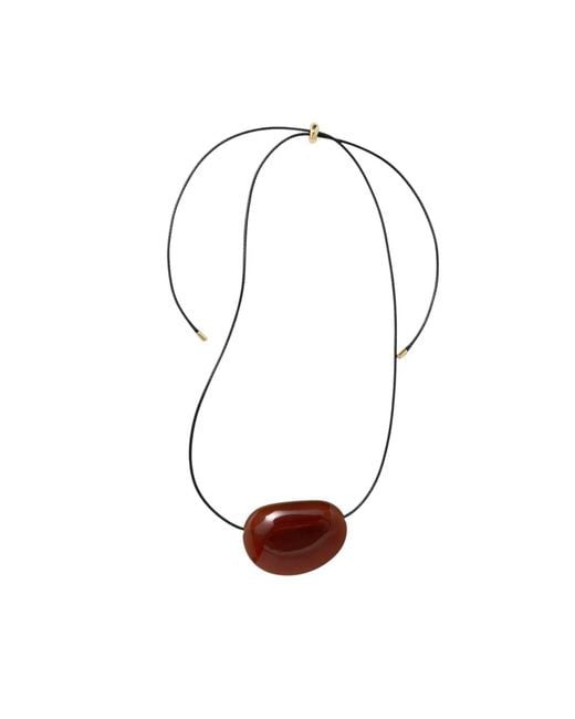 Miss Cecilia Red Amber Necklace