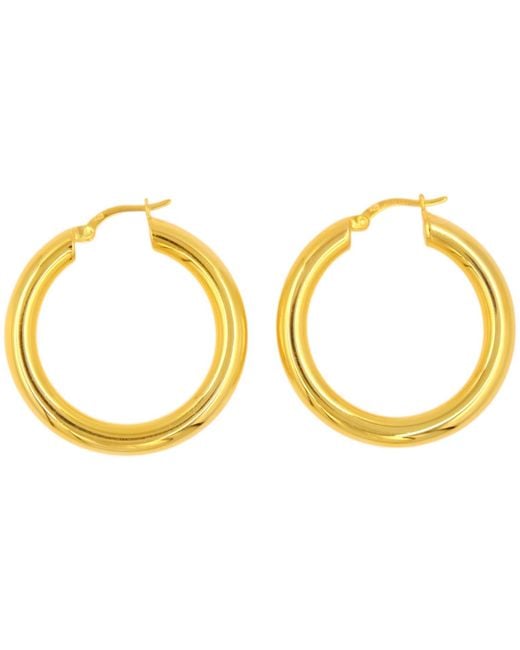 1610Istanbul Metallic Istanbul Hoop Earrings
