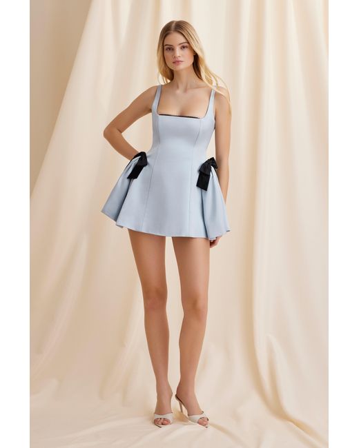 Scarlett Gasque Blue Eclipse Mini Dress