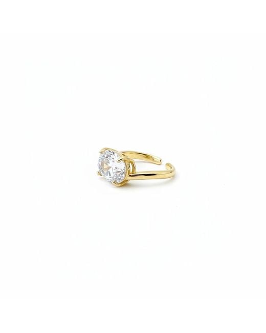 By Virgo White Aureline Ring