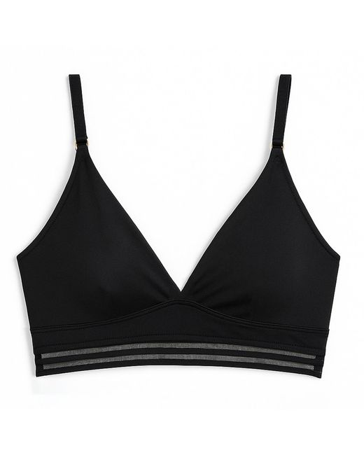 Zelf Intimates Black Aura Bralette Bra Recycled