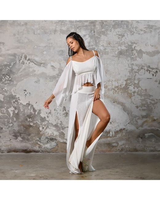 Zhenabia White Venus Blouse