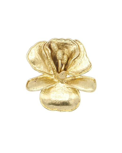 Sita Nevado Metallic Mimosa Brooch