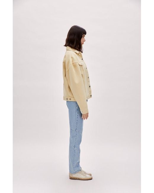 Pcfg Natural Neutrals Logo Denim Jacket